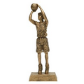 Signature Series Gold Female Basketball Figurine - 10 1/2"